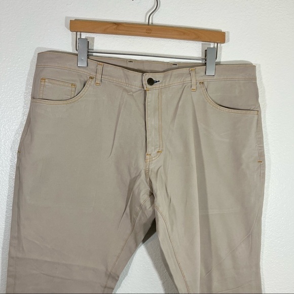 Tom James Blue Delta Mens Raw Denim Tan Custom Bespoke Jeans Size 41 x 29 - Picture 3 of 11